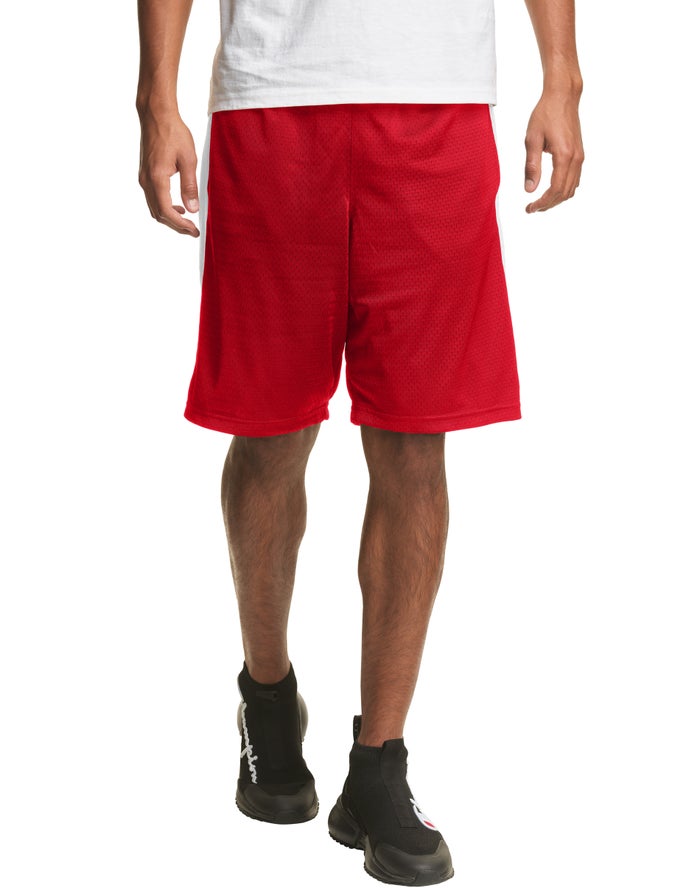 Champion Mesh Basketball - Miesten Punainen Shortsit - Suomi 0862413-MF